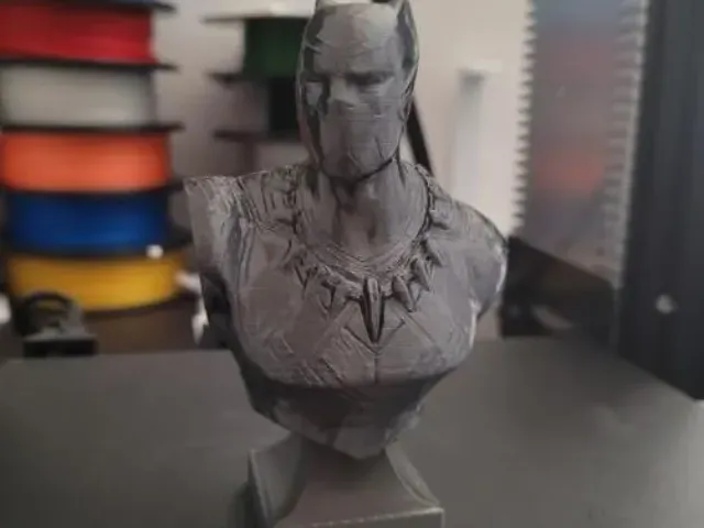 Black Panther Bust with holder
