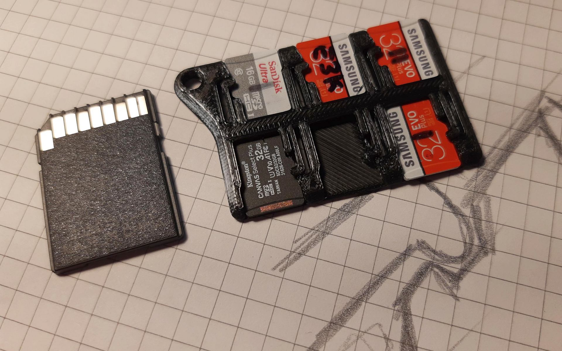Slim MicroSD Case
