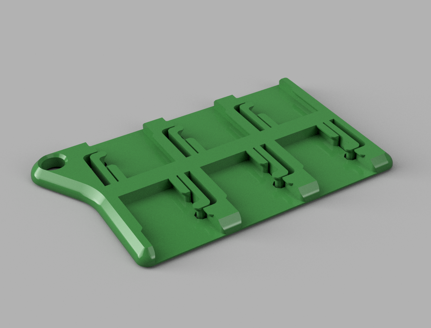 Miniatura 2 do modelo 3D Slim MicroSD Case