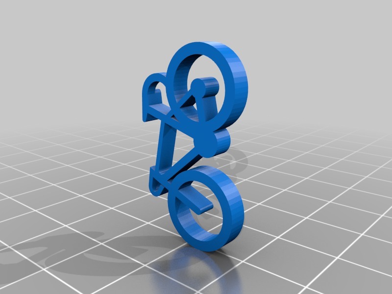 Miniatura 2 do modelo 3D Keychains - Road Bike