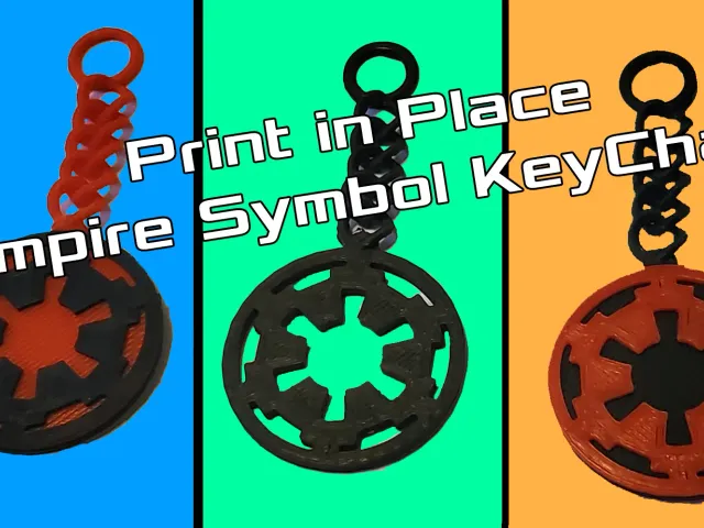 Empire Symbol Keychain