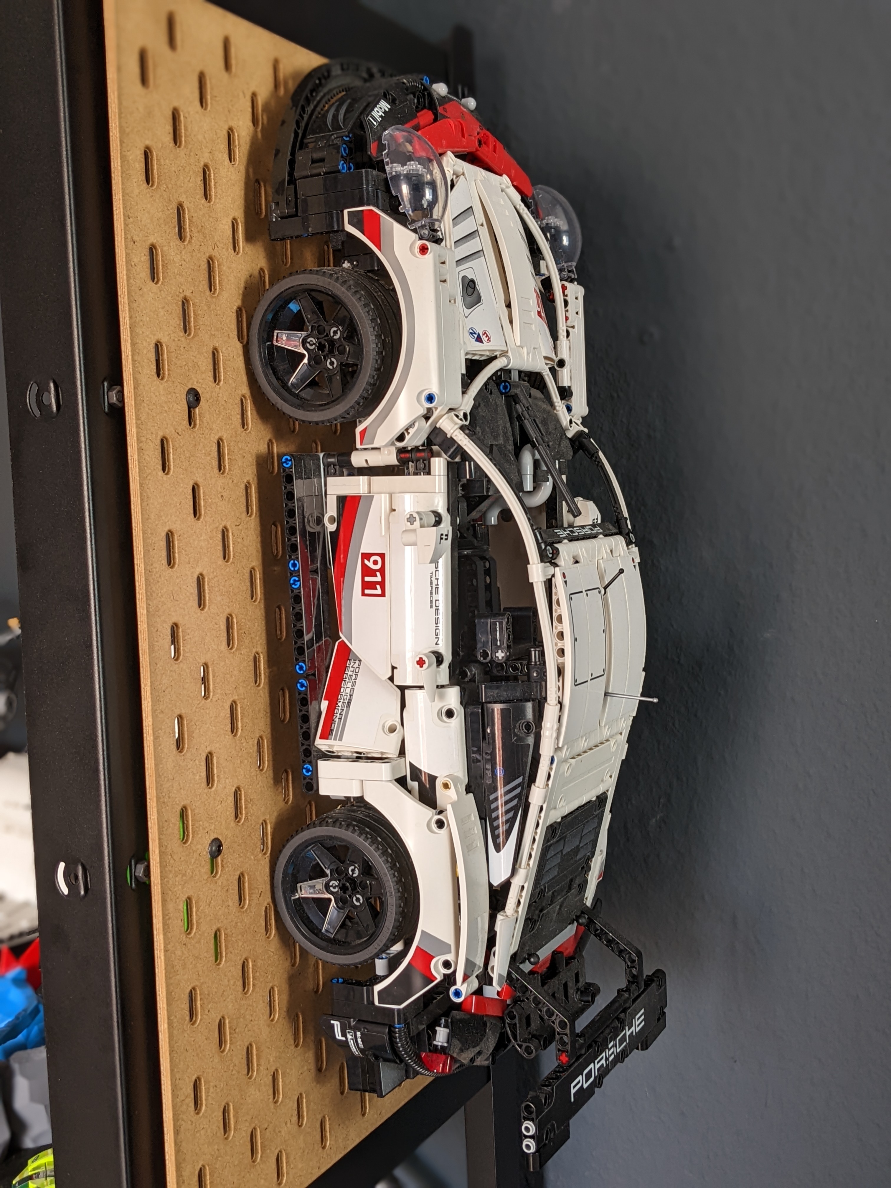 Lego Porsche RSR Ikea Skadis Mount
