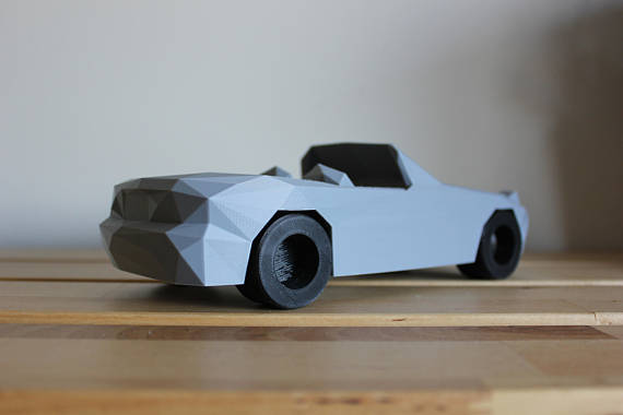 Low-Poly Mazda Miata by Turtleman | Download free STL model ...