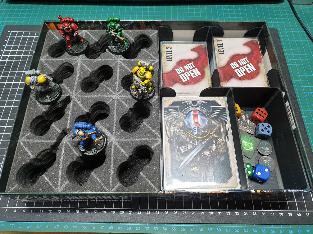 Space Marine Adventures Necrons Board Game Insert Plus Expansions