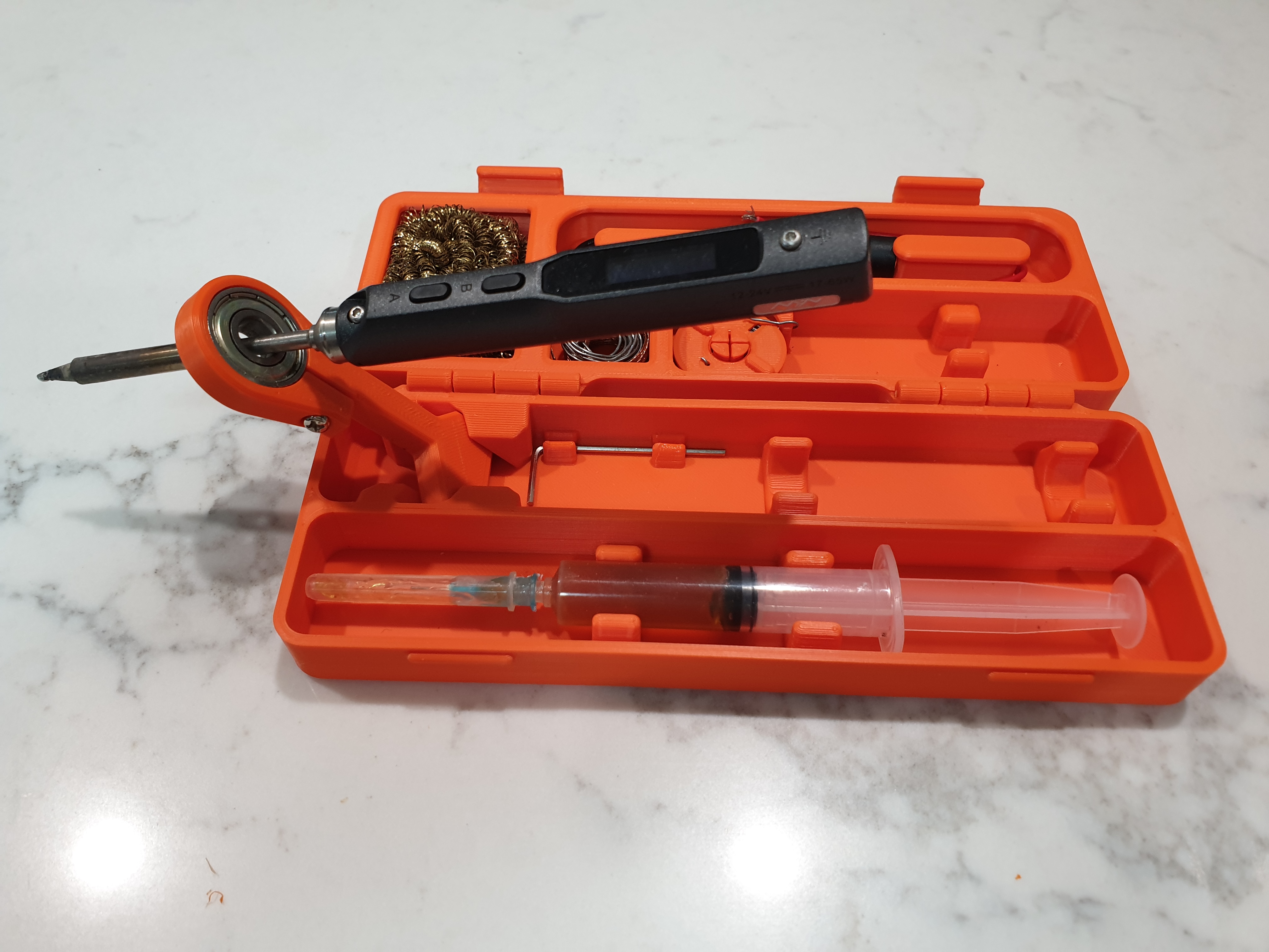 Pinecil, TS100, TS101, TS80 & TS80p Case with options, Stand, Solder Reel, Storage Box