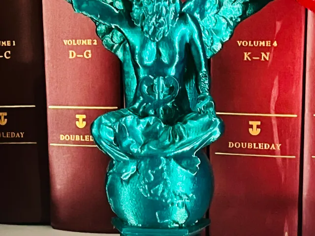 Baphomet Statue - Easy to Print Luciferian Diety Freemasonry