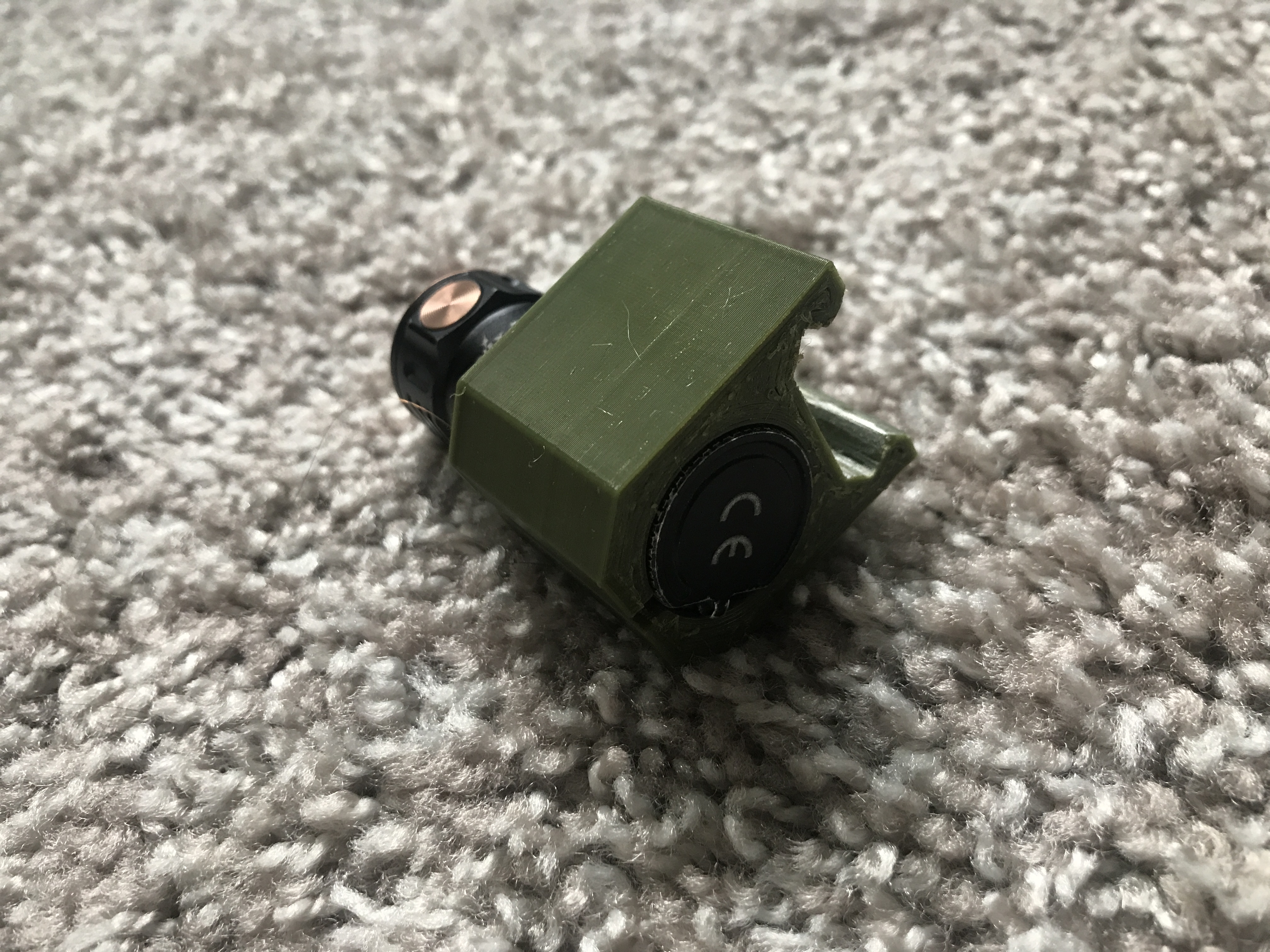 LED Flashlight Holder for Picatinny Rail
