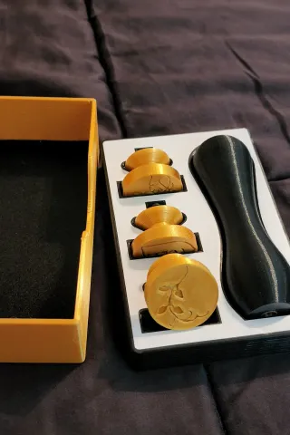 Custom Wax Seal Stamps by EdsCraftworks, Download free STL model