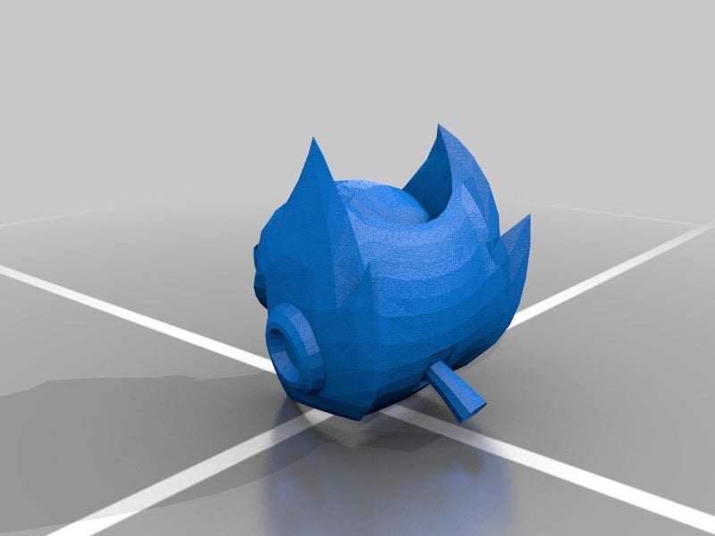 Miniatura 5 do modelo 3D Megaman Zero Helmet