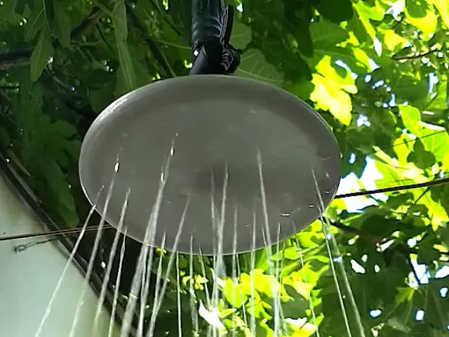 Shower head for 16mm hose low pressure