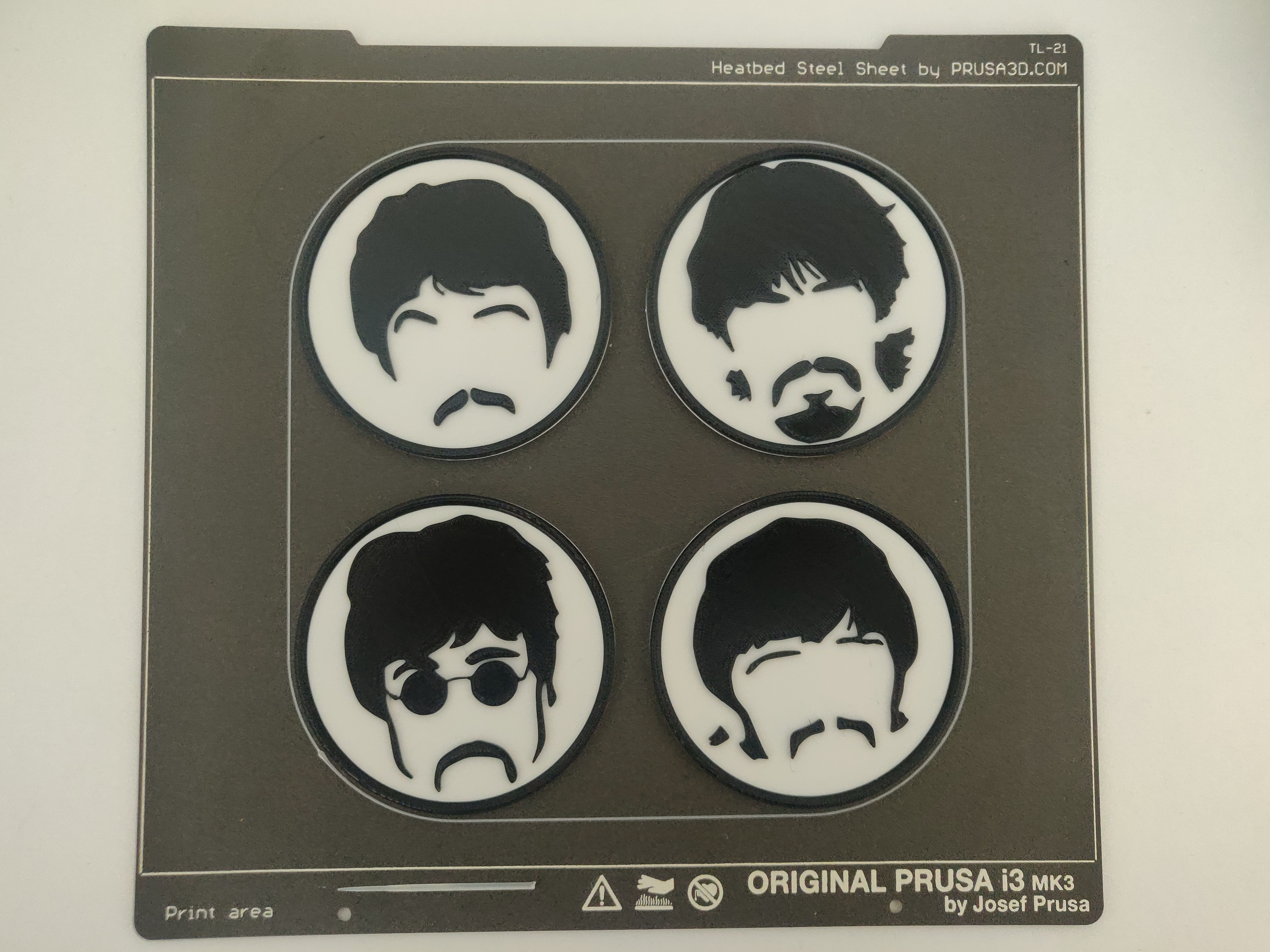 The Beatles coasters