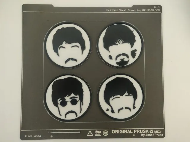 The Beatles coasters