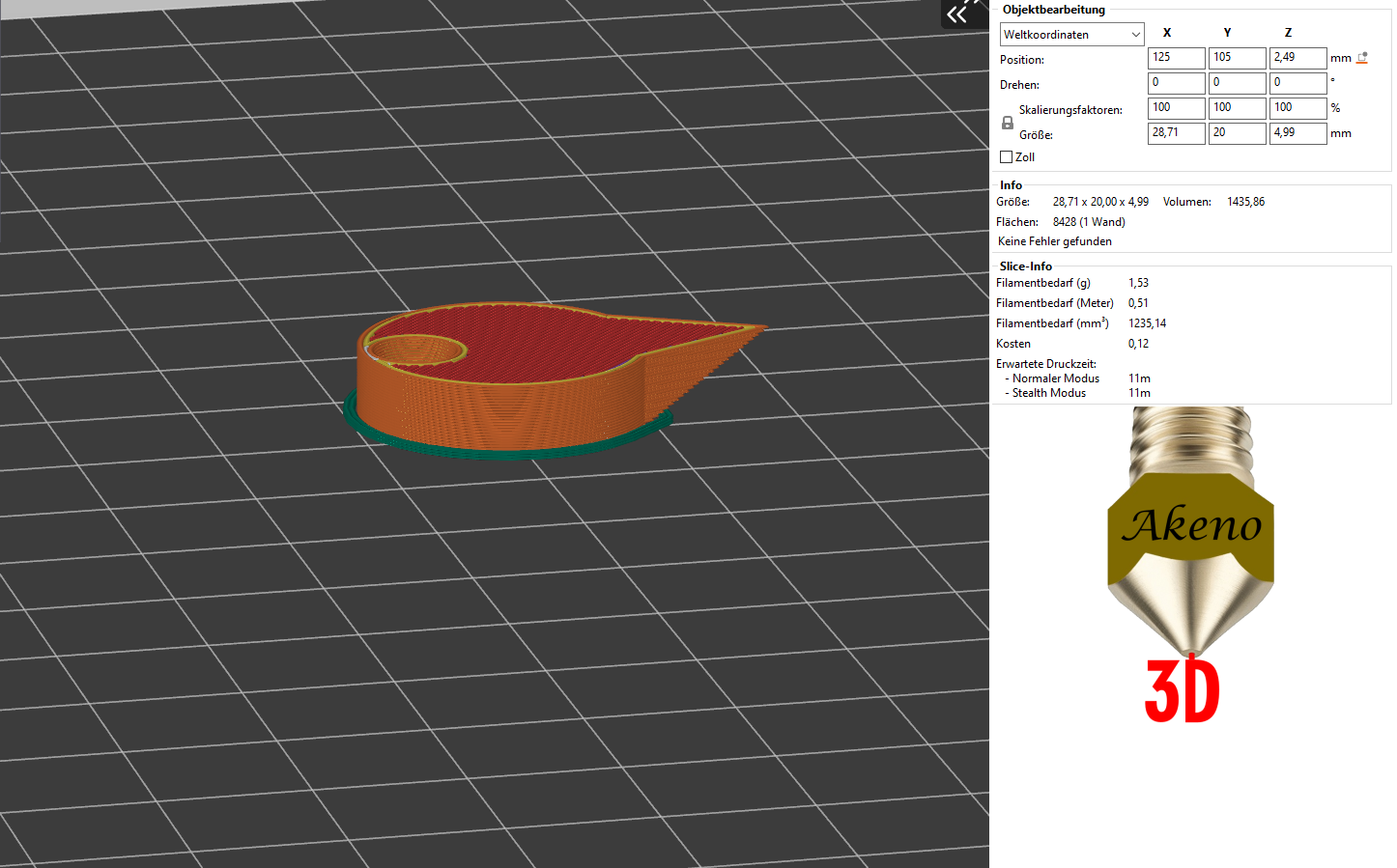 Round LCD knob, very nice, variant 1, for Prusa i3 MK3