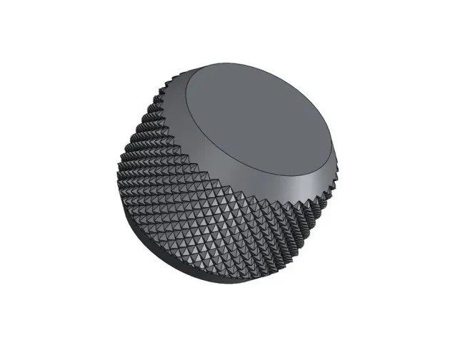 The knurled knob
