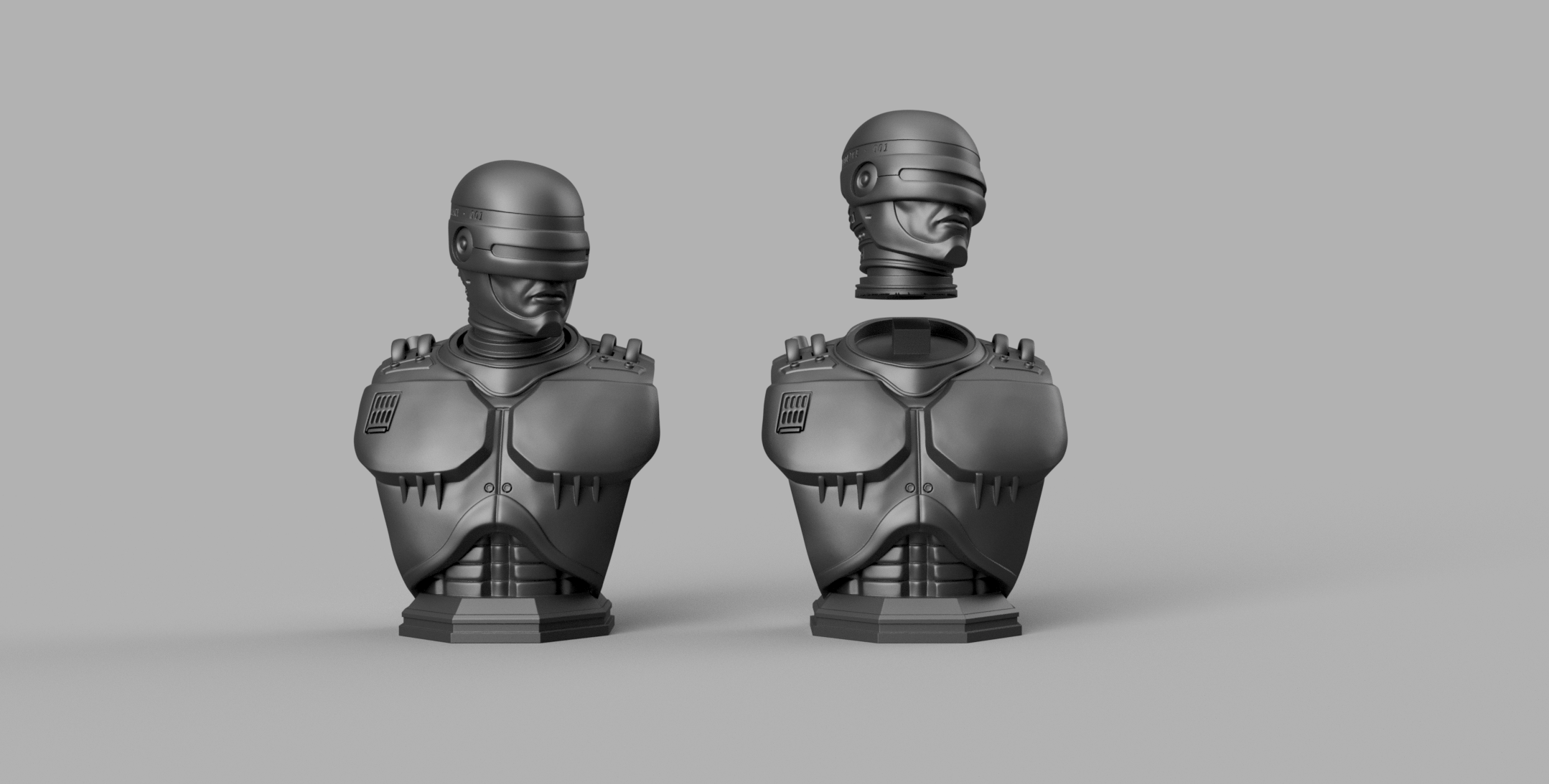 Miniatura 4 do modelo 3D Robocop