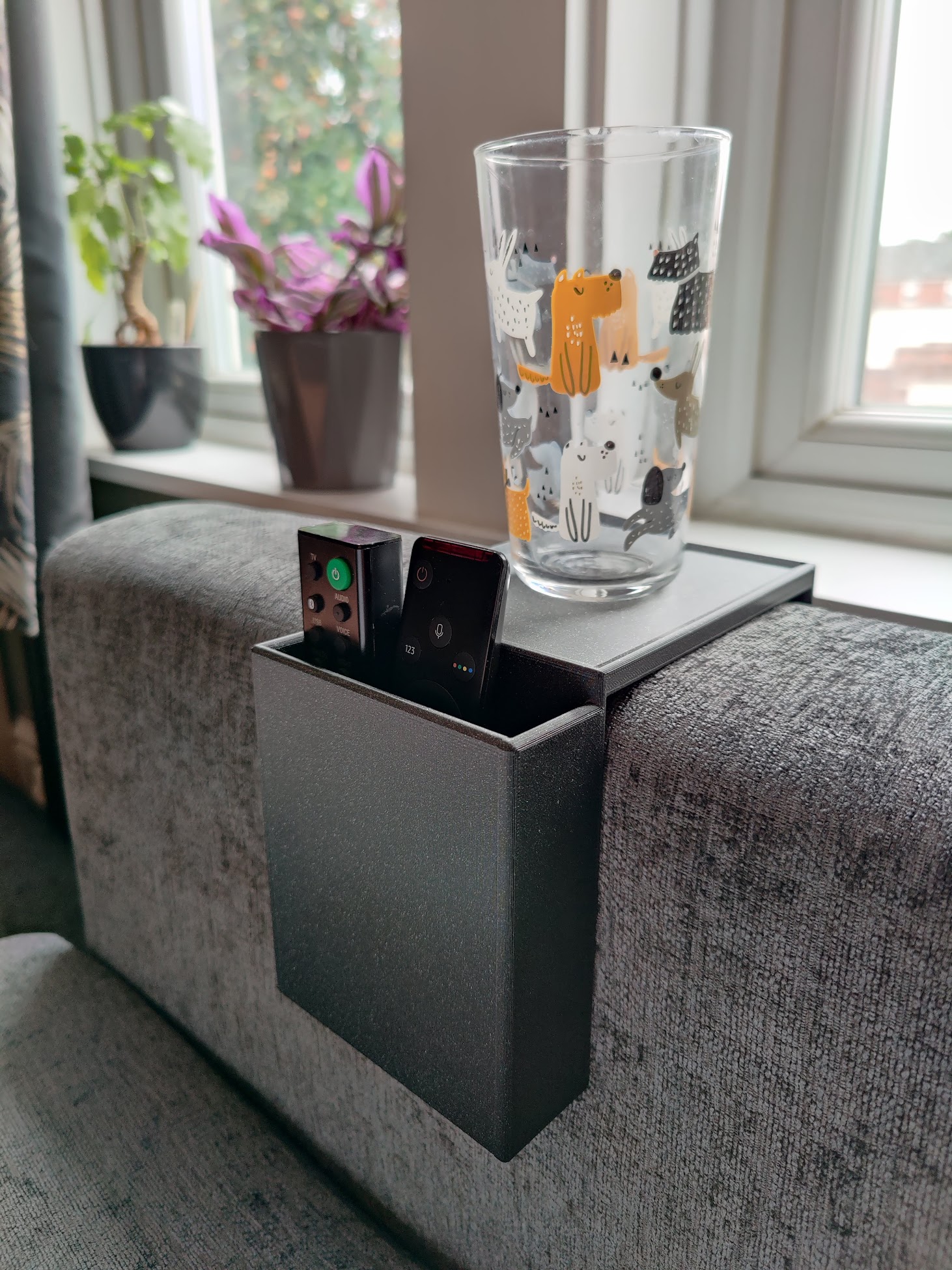 Cup Rest with Remote Pocket for IKEA Friheten Sofa