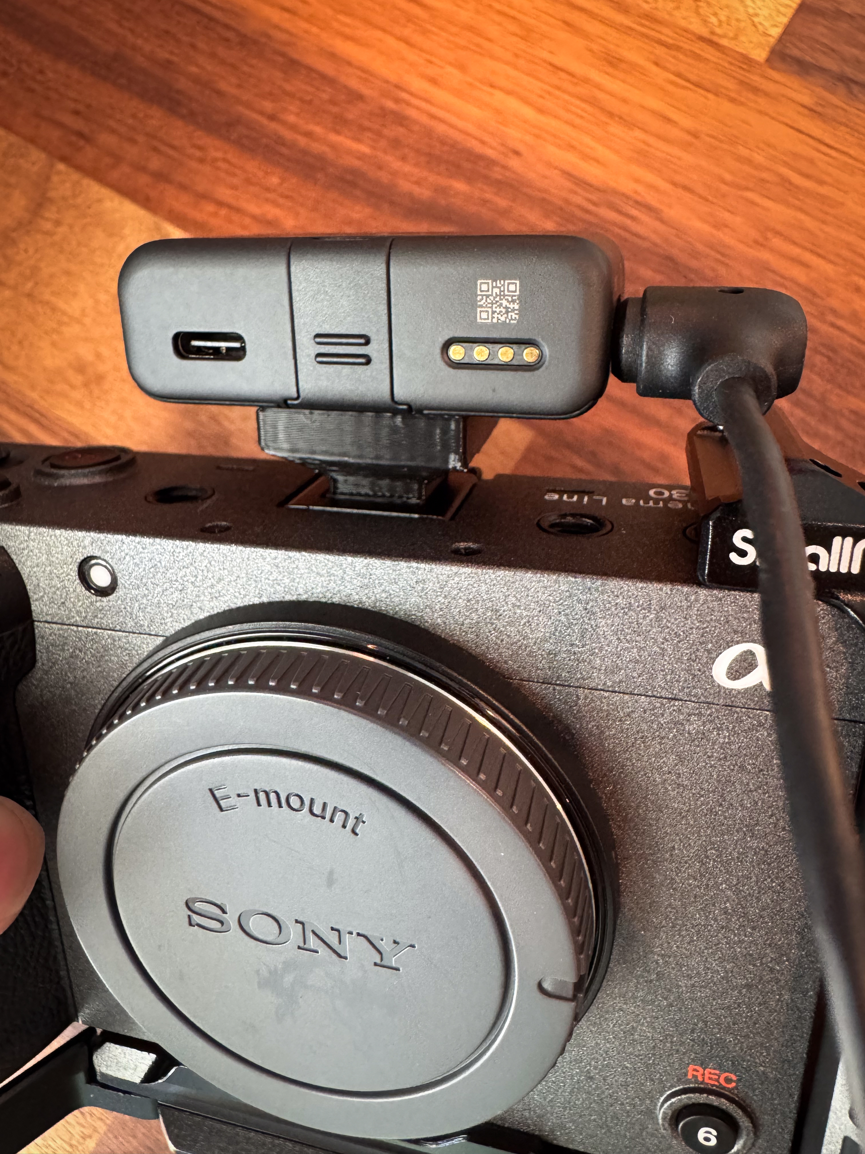 DJI Mic Receiver Riser for Sony Fx30/3 Smallrig Cage
