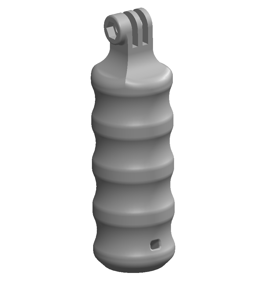 GoPro Handle SwingArm [GoPro Griff Schwenkanschluss] 3D model thumbnail