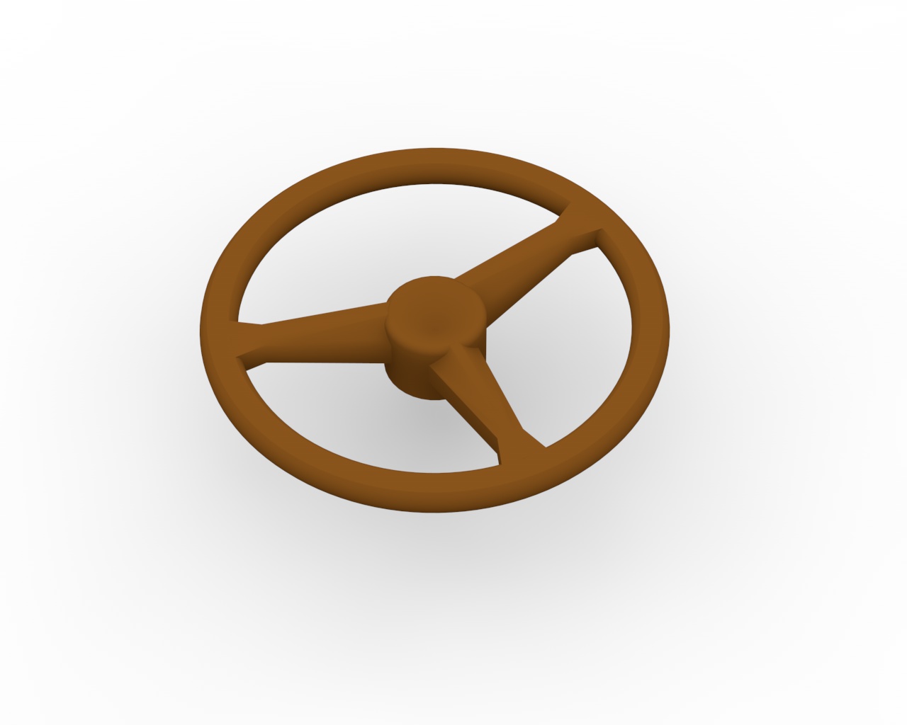 Classic Car Steering Wheel Knob by VF Download free STL model