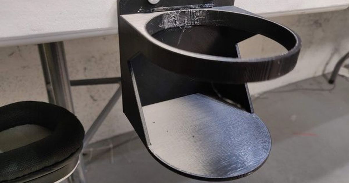 Mountable Cup Holder by aviola7x7 Download free STL model