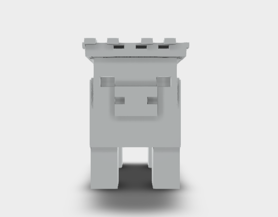 Miniatura 2 do modelo 3D Technoblade Pig Minecraft
