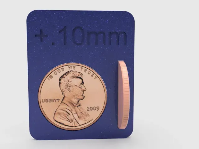 Penny Tolerance Test -- No Calipers