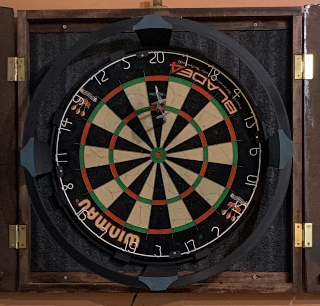 Dart Board 360 degree LED Light by Jim_Killie Download free STL model