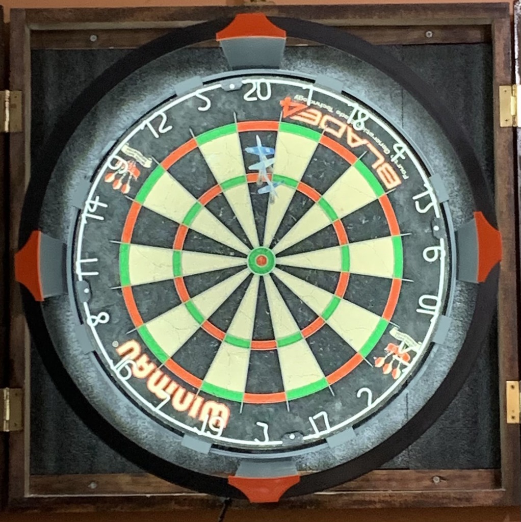 Dart Board 360 degree LED Light by Jim_Killie Download free STL model