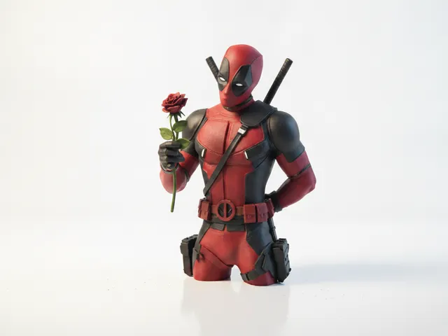 Deadpool With Rose Figurine Marvel 3D Printable