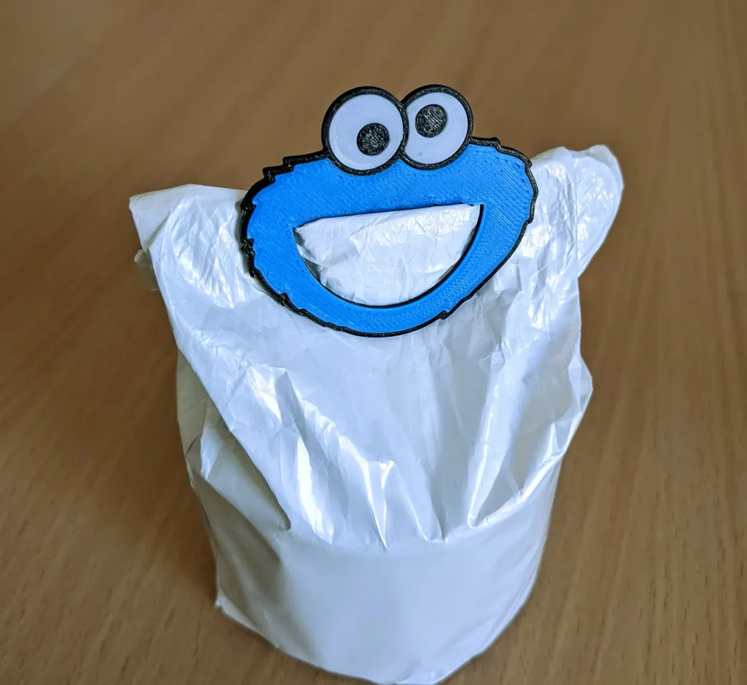 Cookie Monster Puppet built for own collection