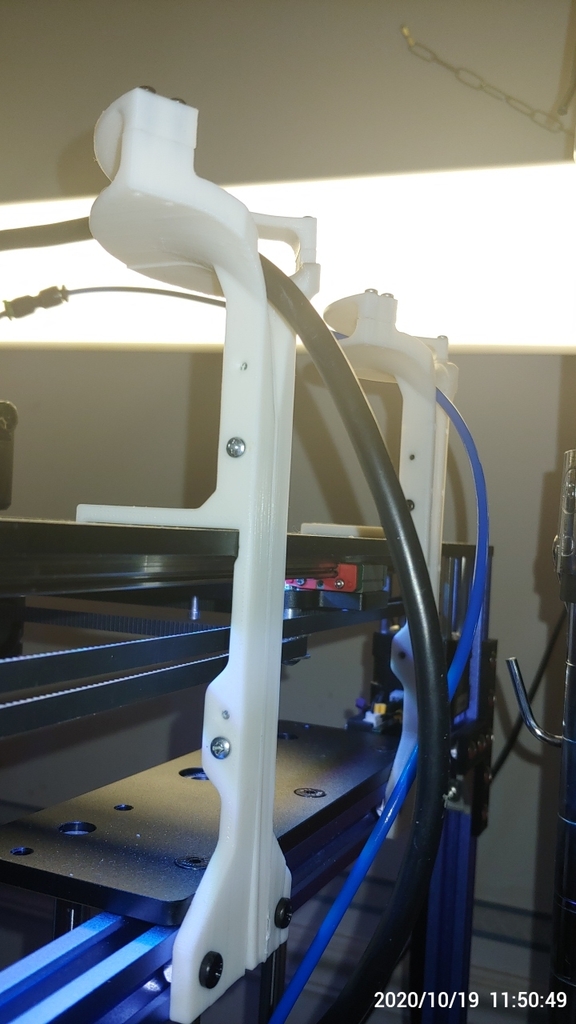 Hotend Cable Vertical Support Coreception, Elf & SapphirePro — miniatura 2