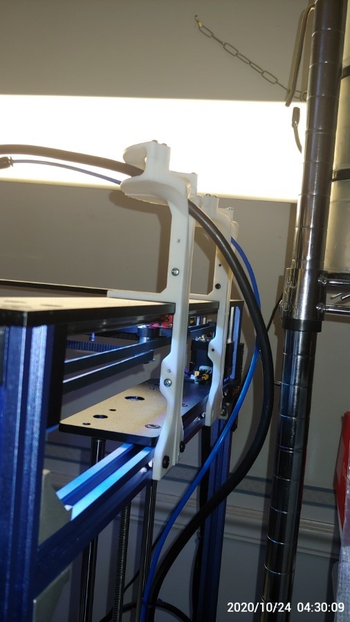 Hotend Cable Vertical Support Coreception, Elf & SapphirePro — miniatura 3