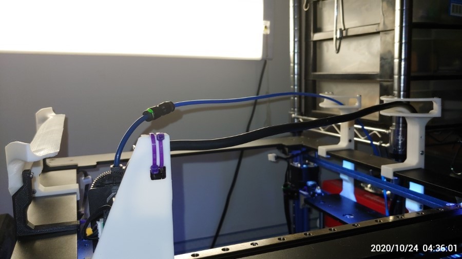 Hotend Cable Vertical Support Coreception, Elf & SapphirePro — miniatura 5