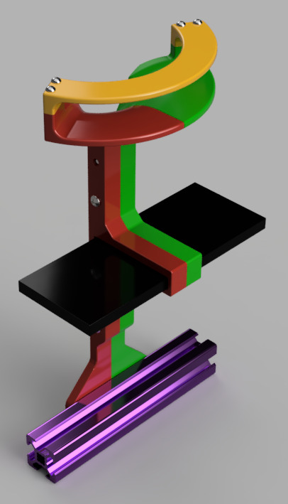 Hotend Cable Vertical Support Coreception, Elf & SapphirePro — miniatura 17