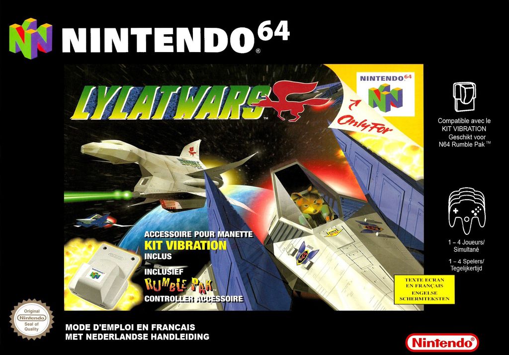 LITHOPHANE Cover Lylat_Wars Nintendo N64