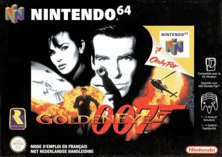 LITHOPHANE Cover Golden_Eye_007 Nintendo N64
