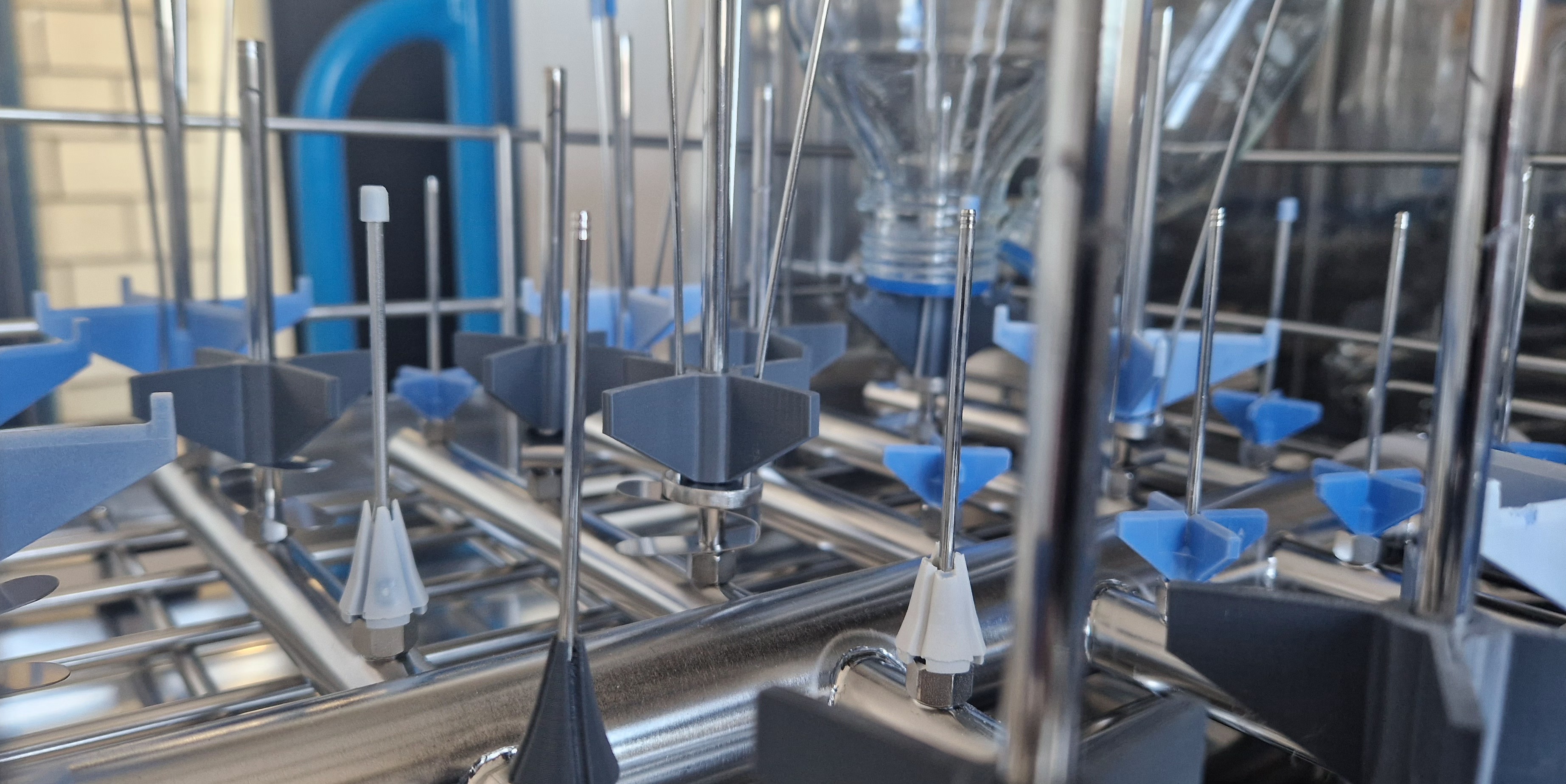 Injection Nozzle Rack Supports for Steelco LAB 500L Washers