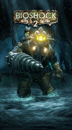 Lithophane Poster affiche Bioshock - BigDaddy & Rosie