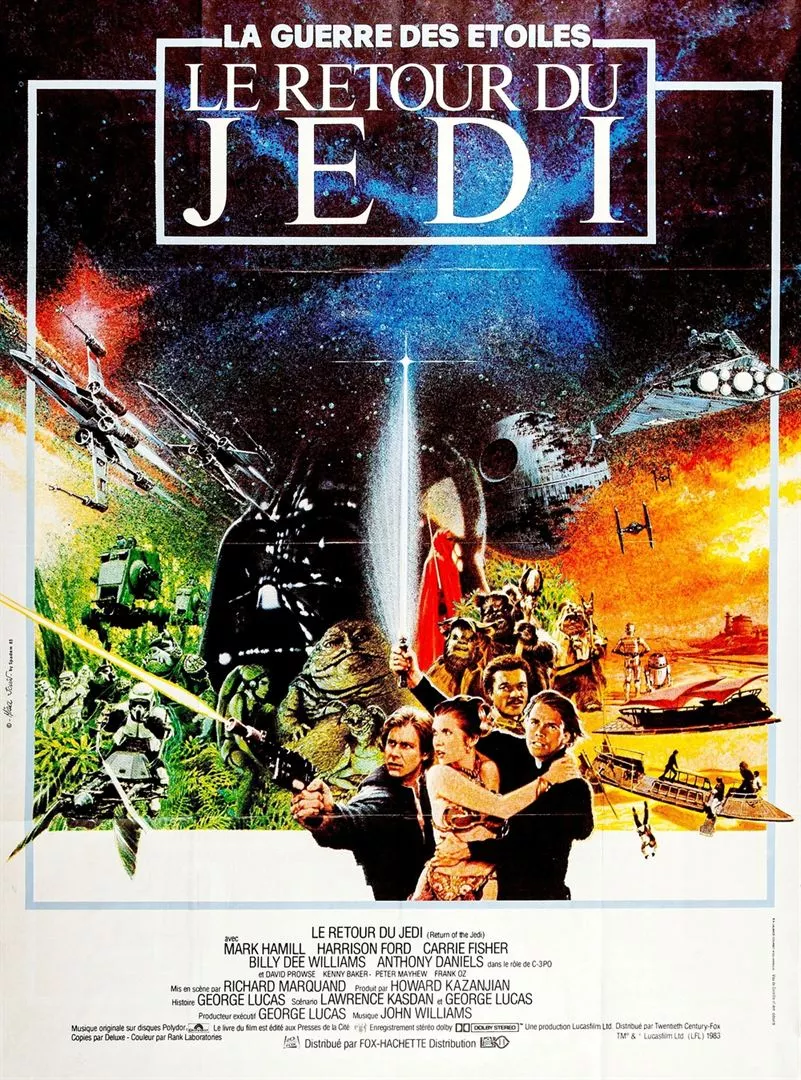 Lithophane Poster affiche Star Wars Ep6 v2