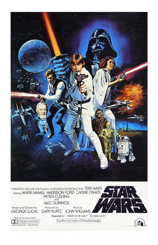 Lithophane Poster affiche Star Wars Ep4 v2