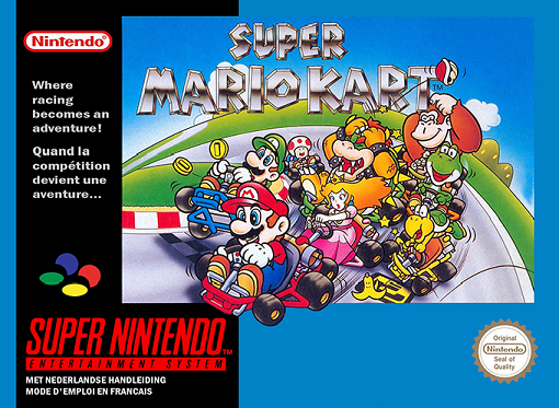 LITHOPHANE Cover Super Mario kart SNES Nintendo