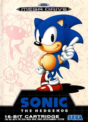 LITHOPHANE Cover Sonic the Hedgedog Sega Megadrive
