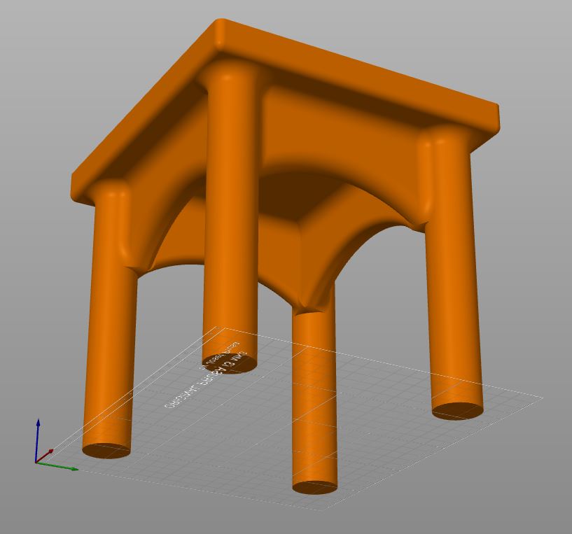 Miniatura 2 do modelo 3D stool