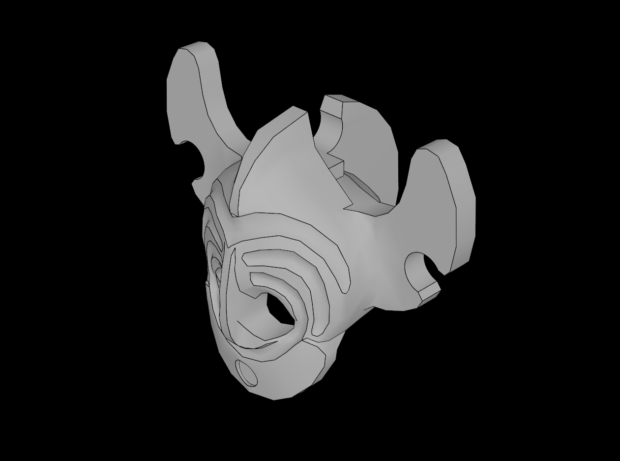Lego Compatible (6030.dat) Minifig Mask Islander