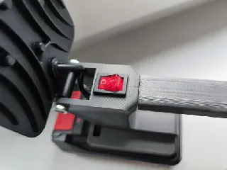 Work light for Parkside battery square switch
