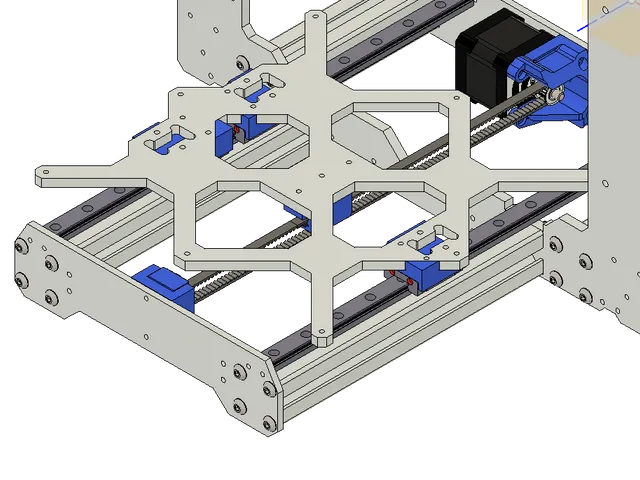 Y Axis Linear Rail and Belt System