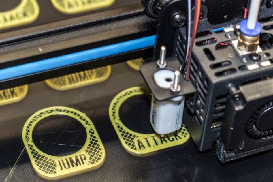Miniatura 3 do modelo 3D Data East Arcade Button Tag/Lables