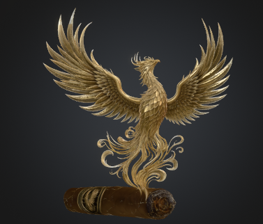 Phoenix Rising from cigar