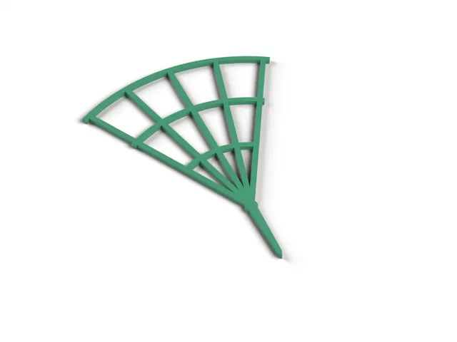 Pot Trellis - Fan Trellis for Climbing House Plants and Pots, Push-In Stake, No Supports (OpenSCAD)