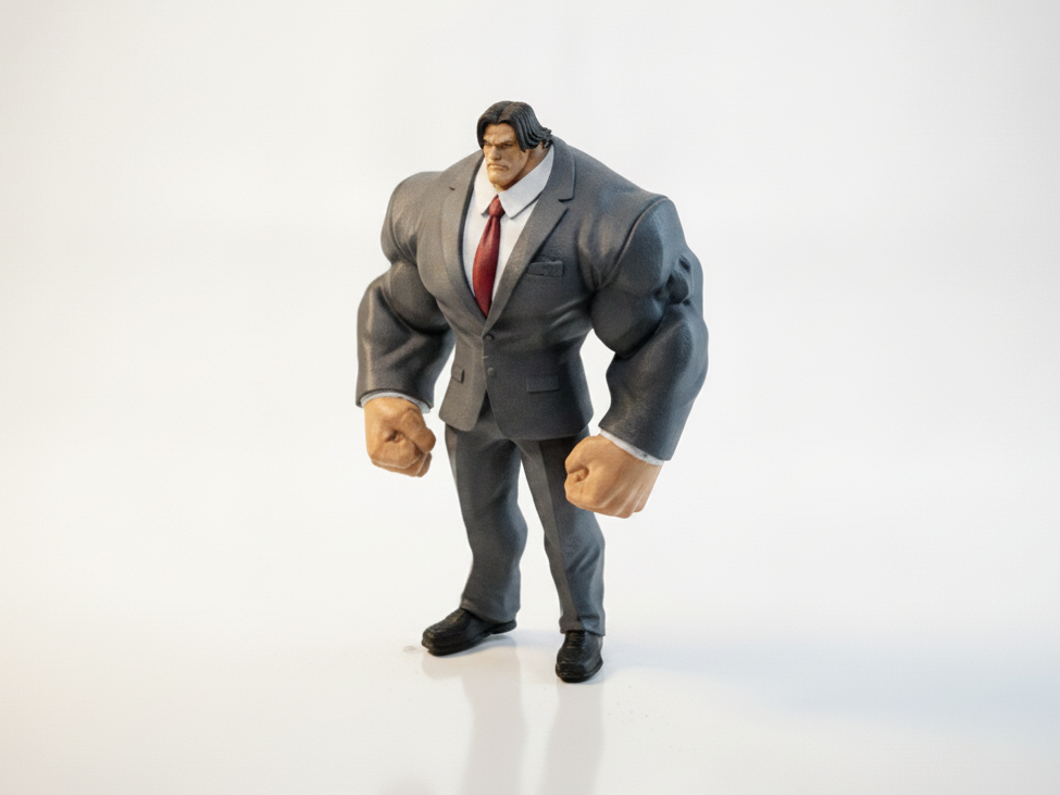 Buff John Wick Action Figure Collectible 3D Printable